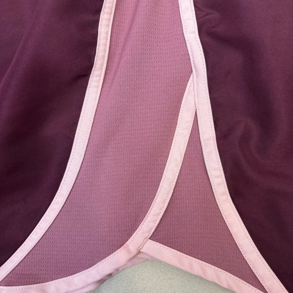 Athletic Works XL 16-18‎ Athletic Shorts Burgundy Lined Elastic Waist Activewear